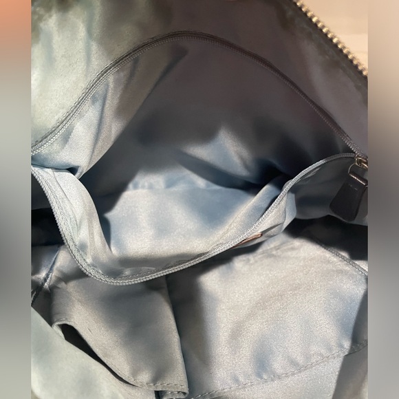 Coach M1193-18996 Navy Leather Shoulder Bag with front utility pockets - Picture 5 of 8